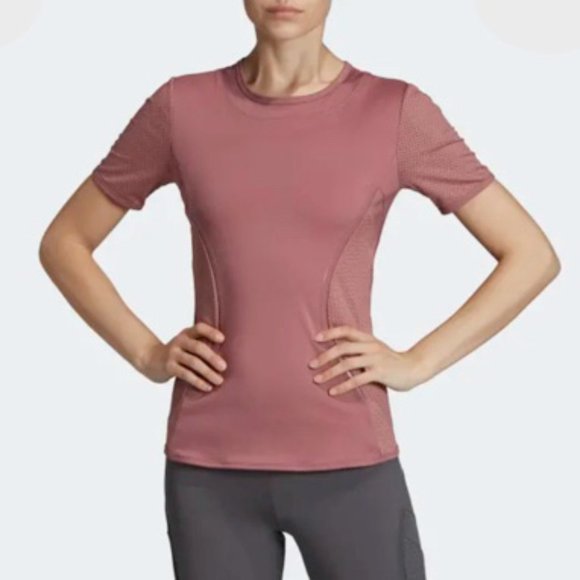 STELLA MCCARTNEY ADIDAS PERFORMANCE ESSENTIALS TEE Size XXS NWT - Picture 2 of 12
